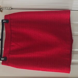 LIZ CLAIBORNE BRAND WOMEN'S BEAUTIFUL RED PLUS SIZE LINED DRESS SKIRT SIZE 18W